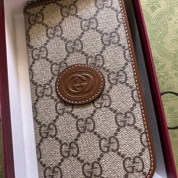 NWT GUCCI GG folio iPhone 15 Case wallet - Picture 4 of 8